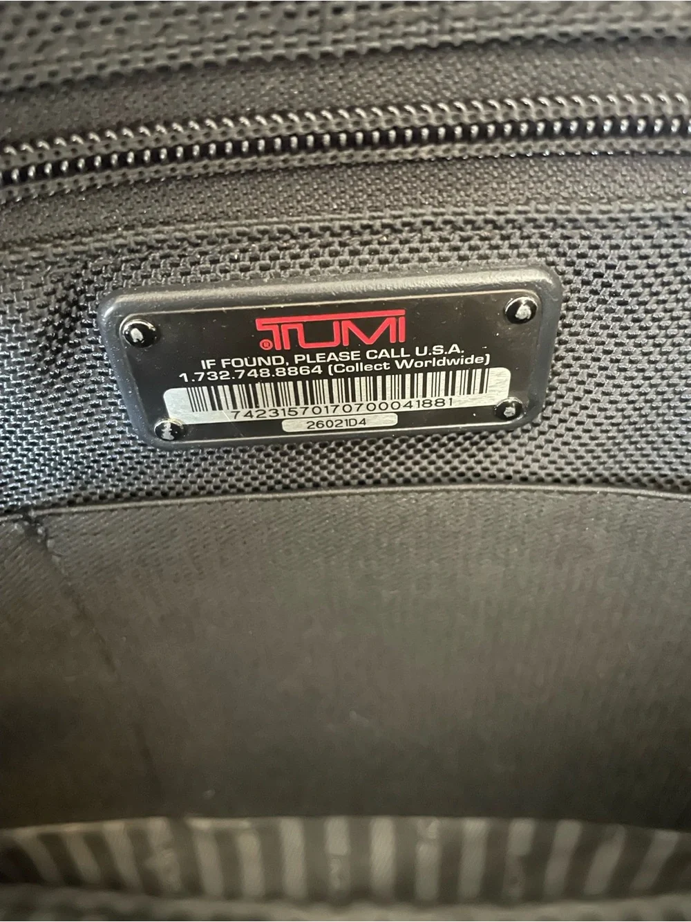 Tumi Black Men's Laptop Messenger Briefcase with Shoulder Strap